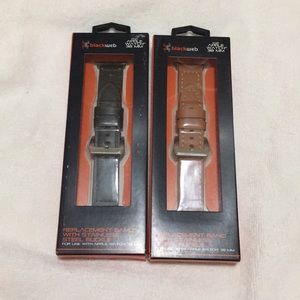 Replacement band with stainless buckle for Apple